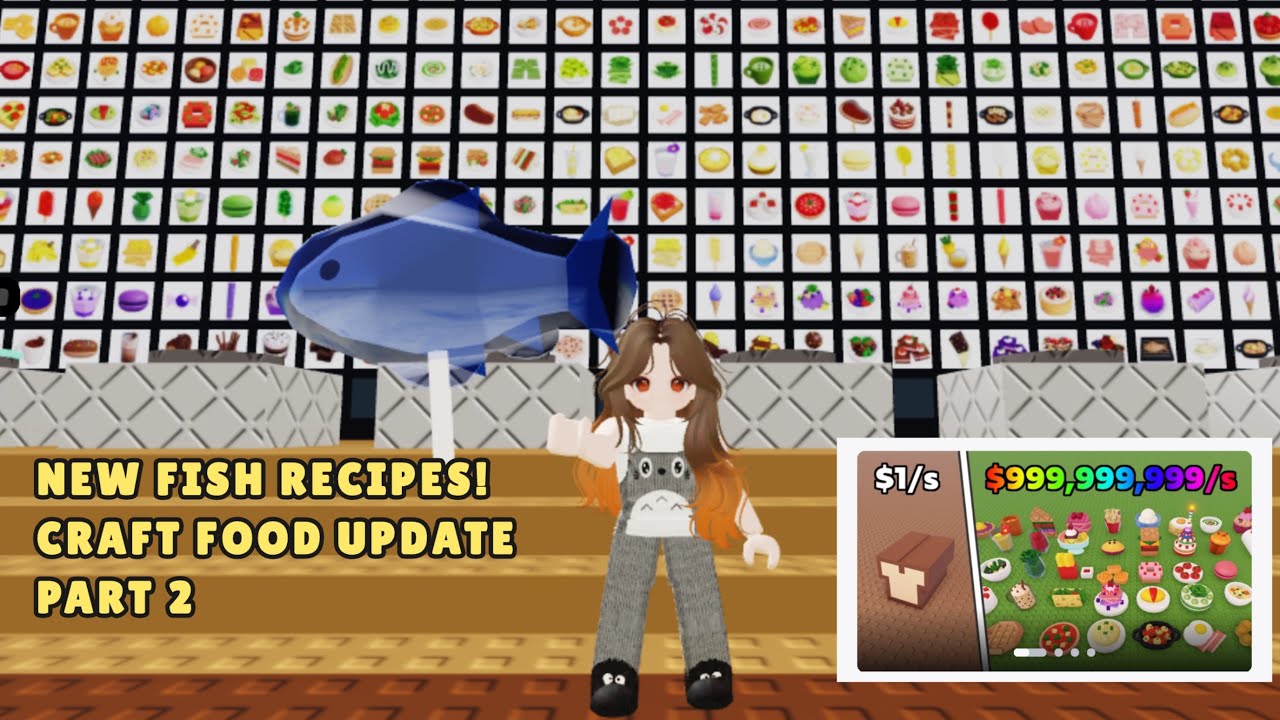 ALL CRAFT FOOD RECIPES PART 2 | ALL FISH RECIPES FROM THE LATEST UPDATE 🐟