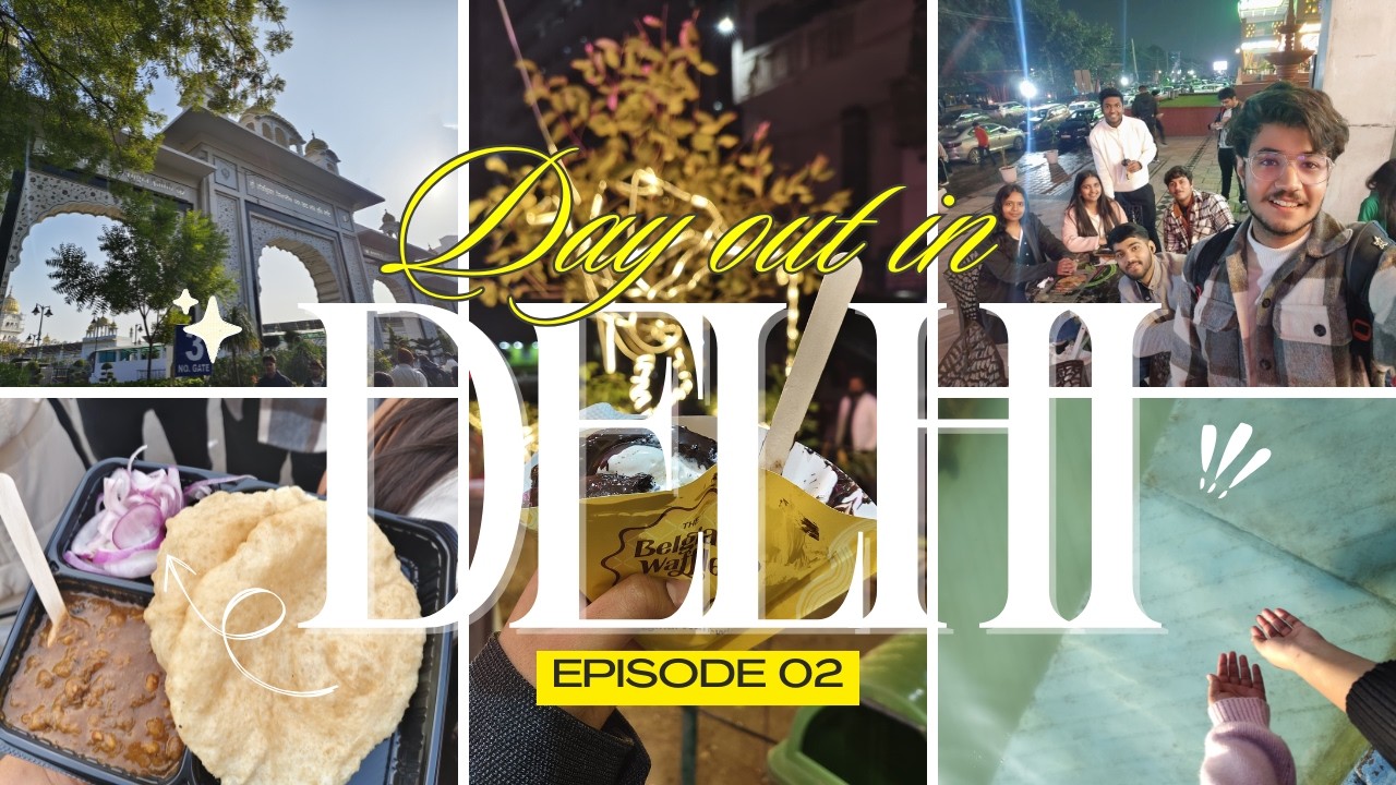 We Walked All Over Delhi… Worth It? 😭❤️