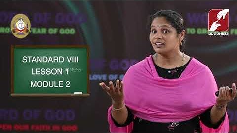 MANE NOBISCUM | SUNDAY CATECHISM | Std 7 & 8 | Lesson 1 | Module 2