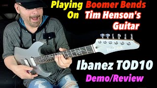 Ibanez TOD10 Electric Guitar - Demo / Review / Unboxing
