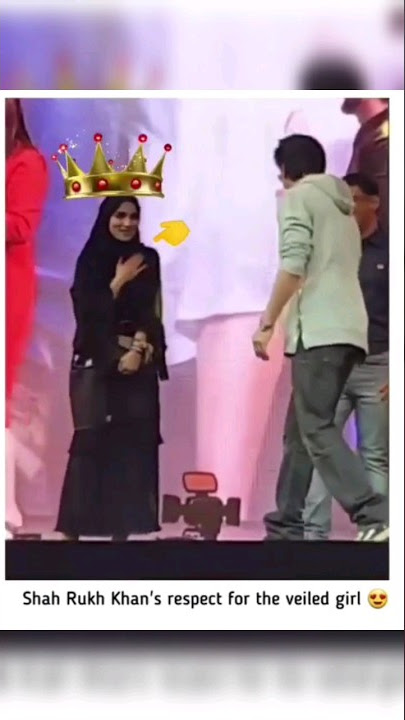 When Hijab Girl Met SRK | SRK Respect A Hijab Girl ❤️ | SRK Viral Video ♥️ #srk #viral #shorts