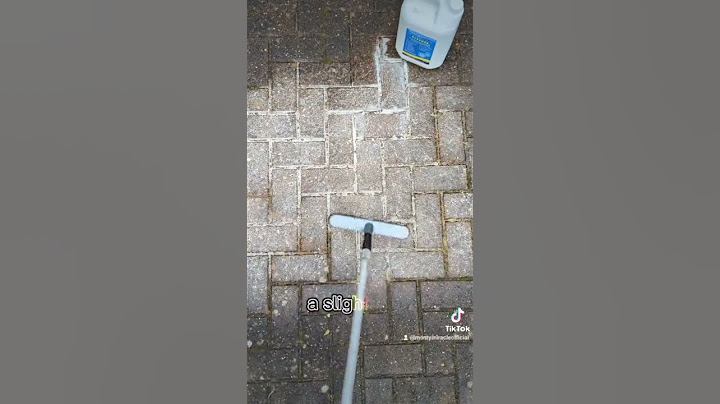 Jak wyczyścić kostkę brukową w 10 minut bez użycia myjki ciśnieniowej. #czystość #glony #jazd #montymiracle
