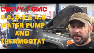 GMC Chevy Truck 6 0 5 3 4 8 Water Pump Thermostat