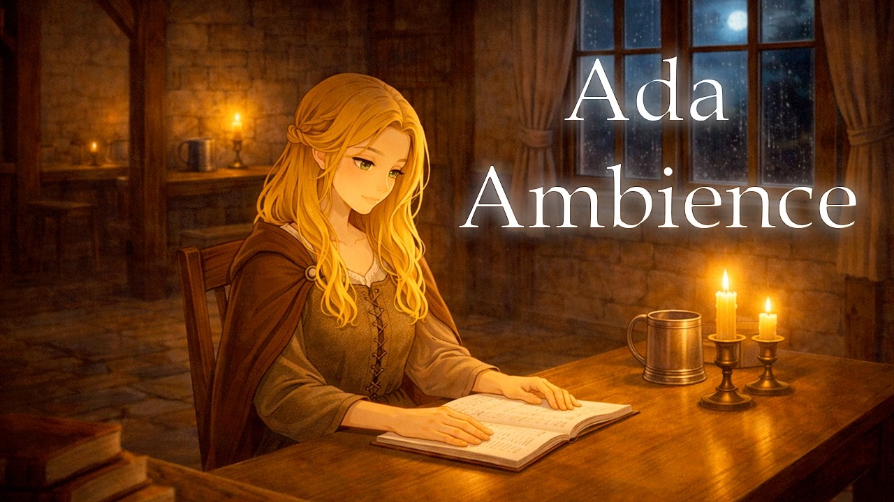 Cozy Night Inside While It Rains 🌧️ Soft Background Music