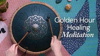 Golden Hour Healing Meditation Music with Tongue Drum