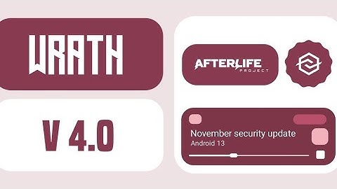 After Life Project V4.0 Android 13 Redmi Note 7 Pro New QS Style