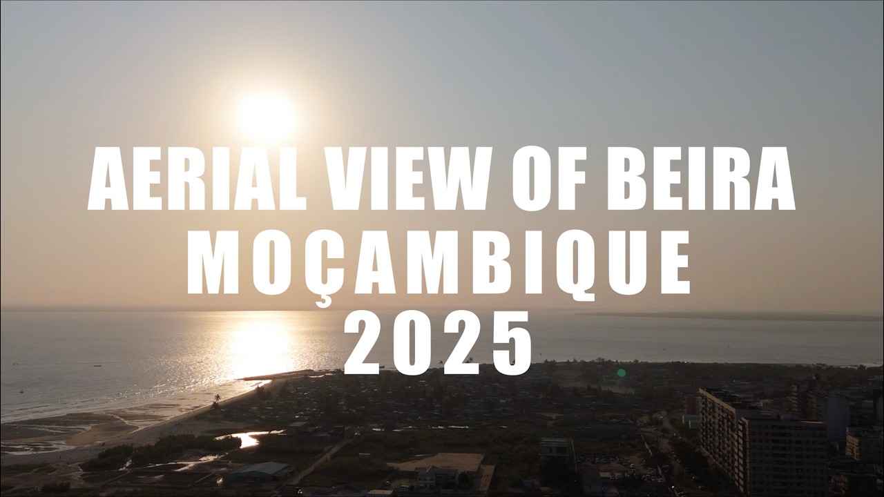 Aerial View of Beira City, Mozambique