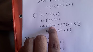 Find union and intersection of sets