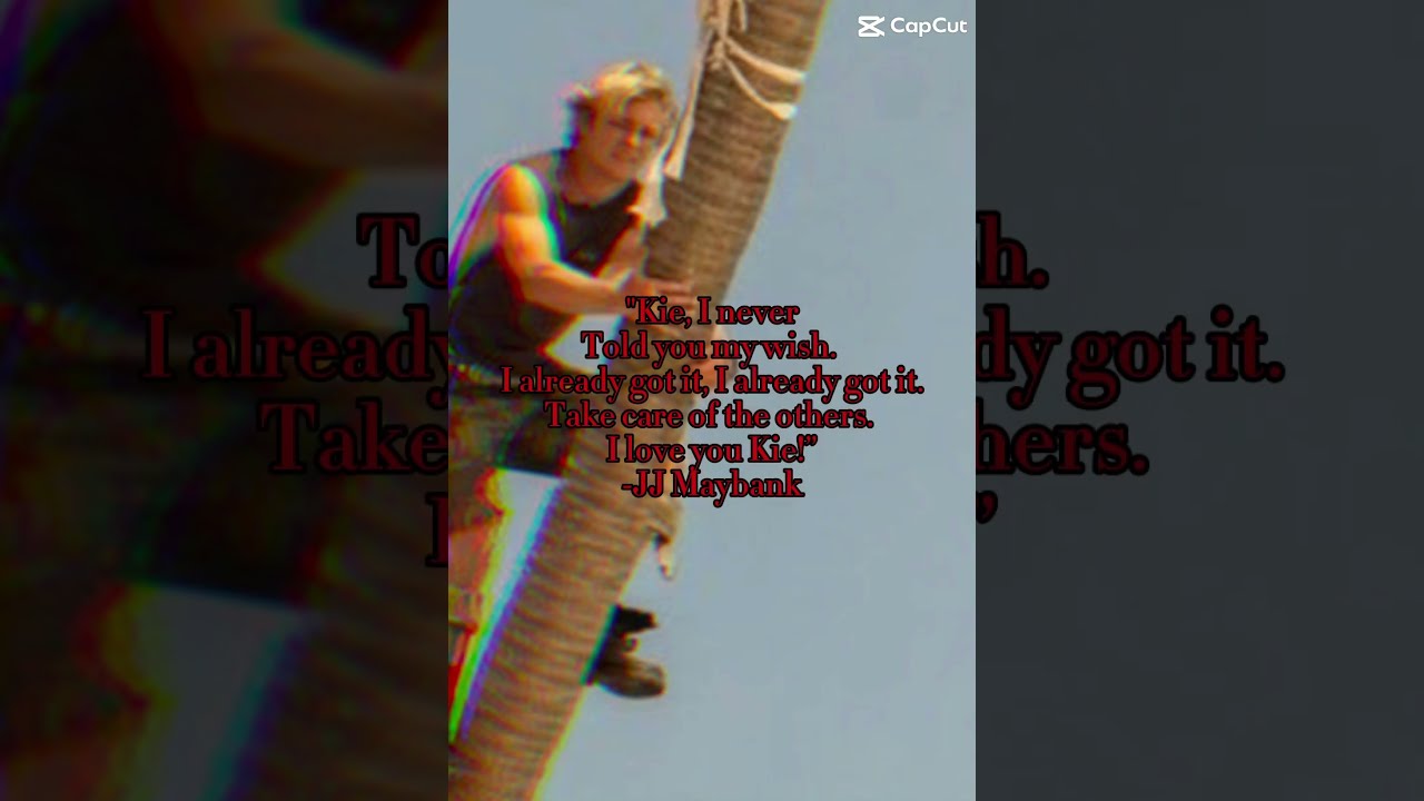JJ Last Word Hit Real Hard He Showed How Much Cared Jjmaybank Outerbanks Obx Rudypankow