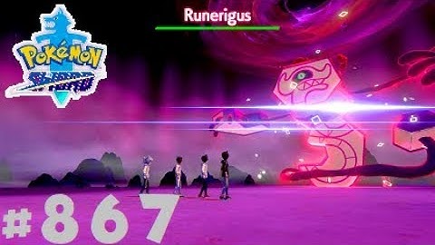 Pokemon Sword Shiny Dynamax Runerigus Raid & Catch