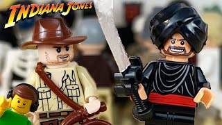 Lego Sword in a Gunfight | Lego Indiana Jones Scene Recreation Raiders of the Lost Ark (1981)