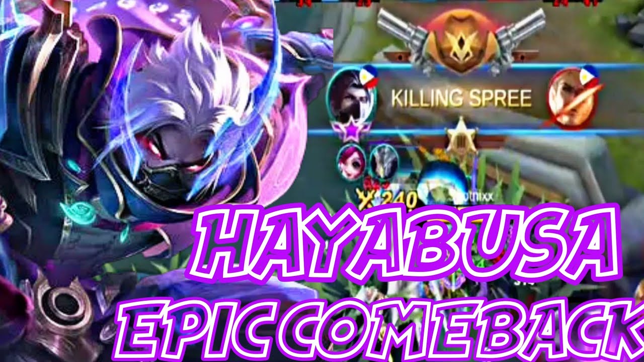 HAYABUSA VS META HEROES EPIC COMEBACK! MLBB Spotnixx YouTube