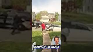 Delivery Driver Justice. A Pizza Hero Trips Up Suspect in High Speed Police Chase! 😲 #policechase