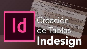 🏆 Como crear tablas en Indesign 2020