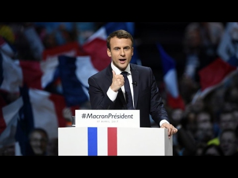 French Presidential Candidate Macron Takes Page From American Political Playbook