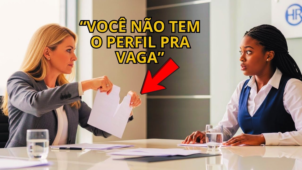 "Você  não tem o perfil pra vaga" ela nem leu o currículo da jovem negra....mas ia se arrepender