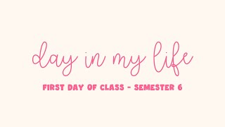 A DAY IN MY LIFE || fdoc semester 6 at Oklahoma State University!!