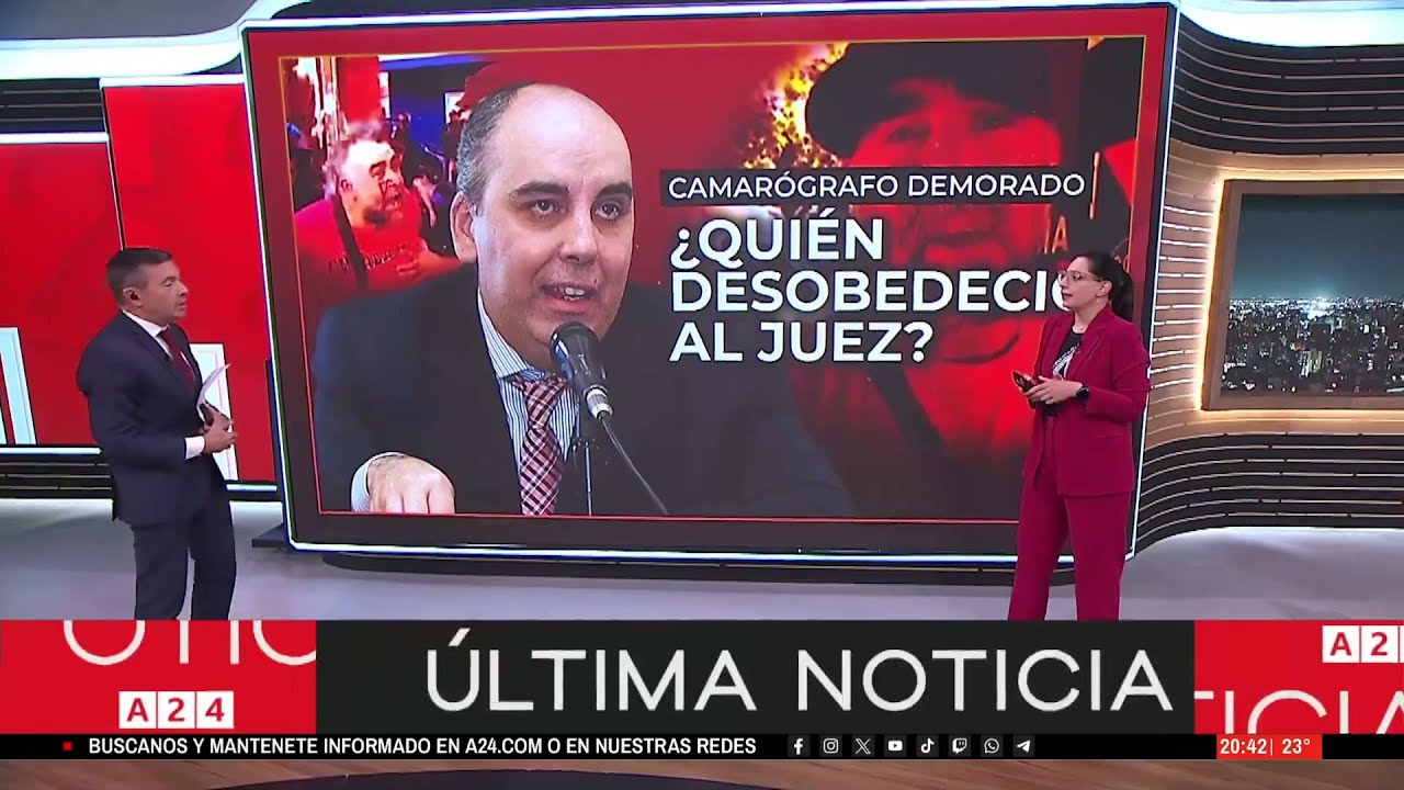 🔴 VIOLENCIA Y TENSIÓN EN EL CONGRESO: LA JUSTICIA INVESTIIGA LA DETENCIÓN A UN CAMARÓGRAFO DE A24