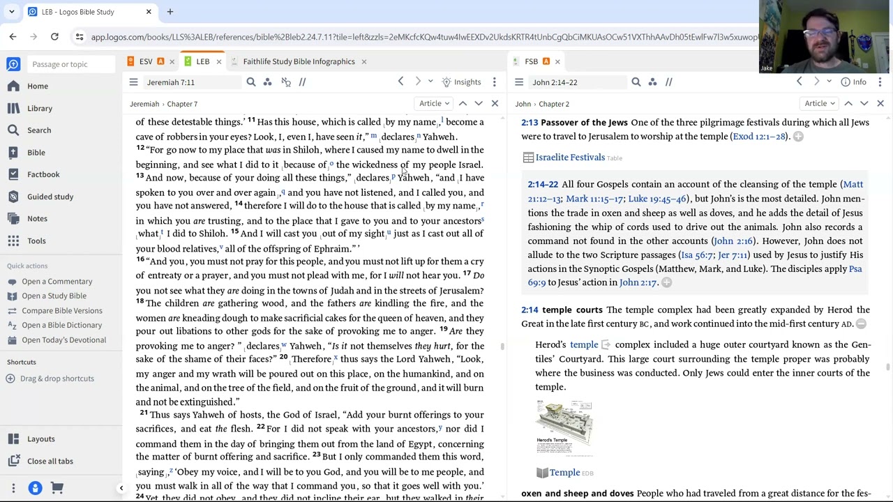 John 2: 13 -26 Jesus Cleanses the temple
