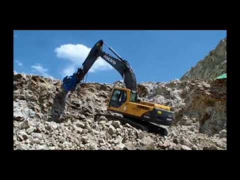 Video Búa căn phá đá, búa thủy lực - youtube