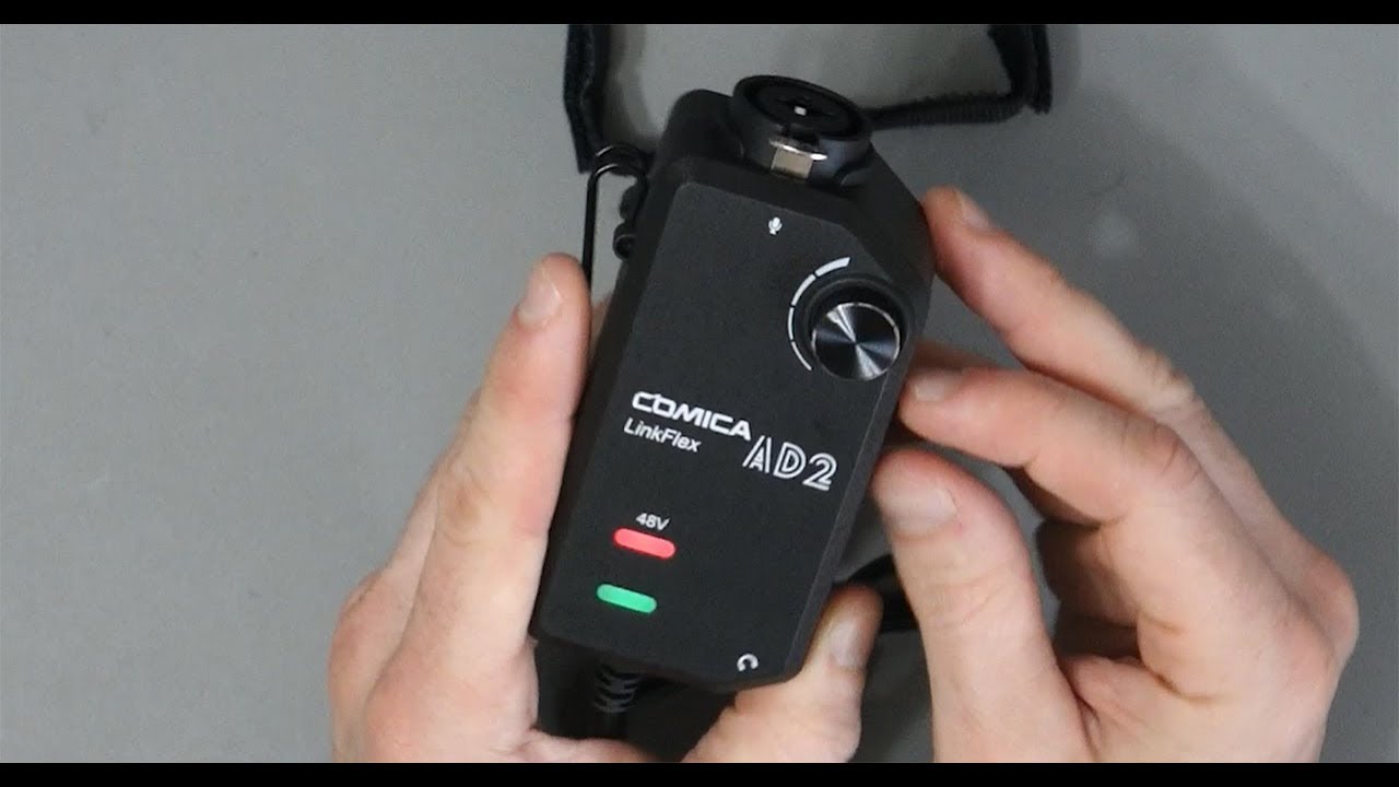 Comica LinkFlex AD2 - A Portable XLR & 6 35mm Microphone Preamp