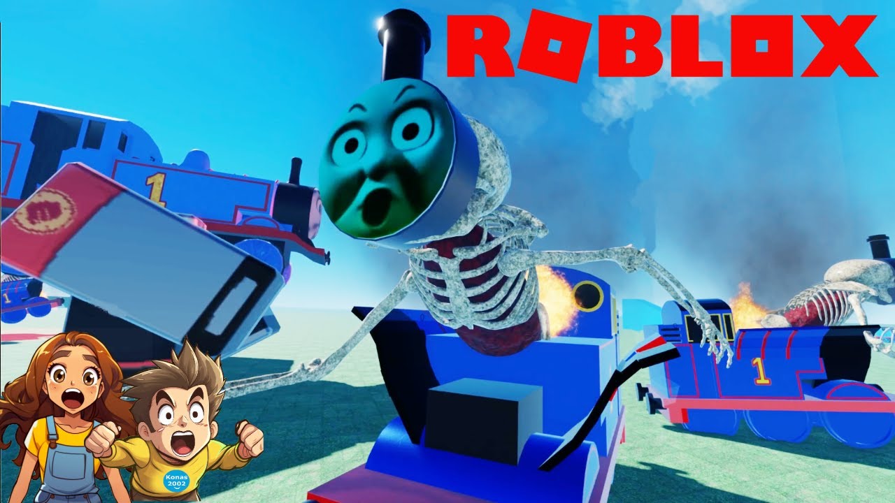 SCP SHED 17 THOMAS ENGINE BATTLEGROUND ! | Геймплей Roblox || Konas2002