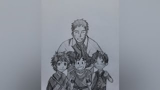 Drawing Naruto, Goku, Luffy and Ichigo screenshot 1