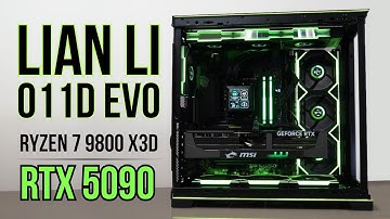 Lian Li O11D EVO RGB Ultimate High-End RTX 5090 Gaming Build | Ryzen 7 9800X3D