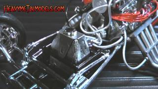 Player Profile Auto World 1:18 "White Bear Dodge" Funny Car | Heavy MeTal Models