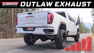 2020-2021 GM 2500HD/3500HD Gas 6.6L - Outlaw Exhaust System - 818112