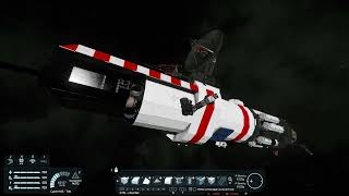 Space Engineers - 6 homing missiles vs 1 moving target