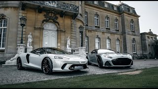 Aston Martin DBS and the Mclaren GT SOUND COMPARISON \& B-roll (Automotive Photoshoot)