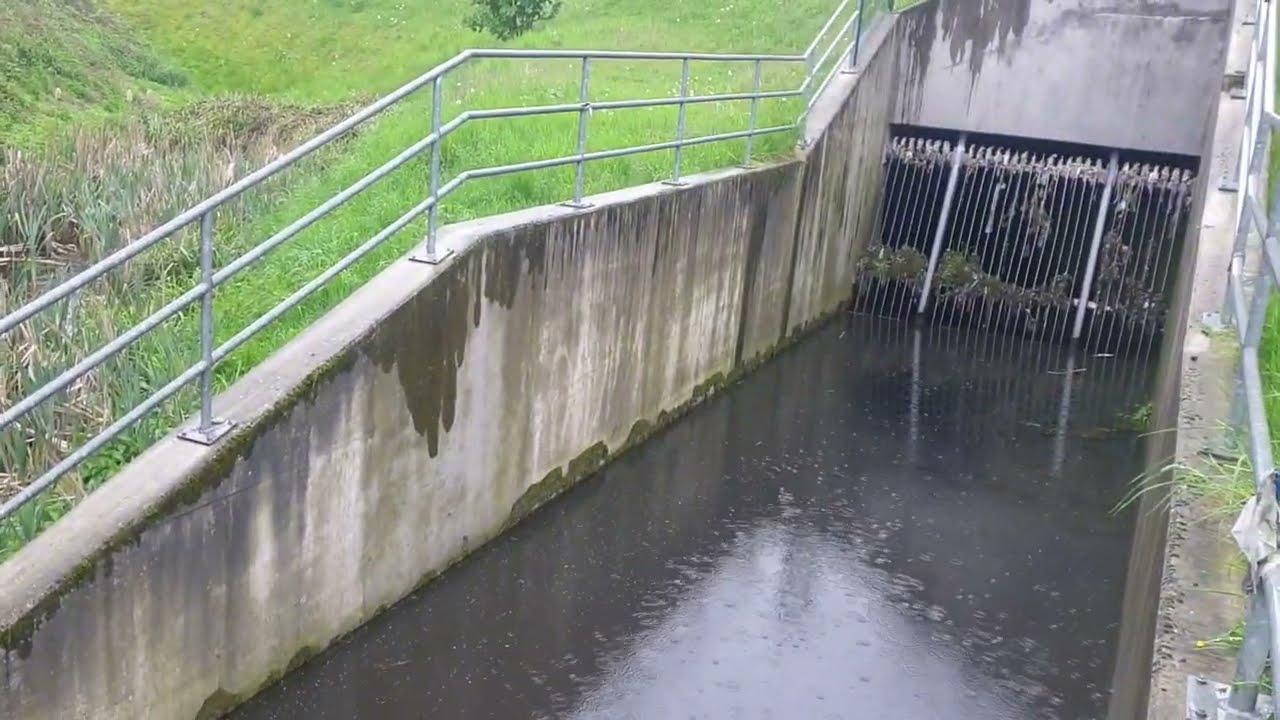 Körnebach fliesst rückwärts - Ex Köttelbecke - Nach Regenschauer - Dortmund Brackel
