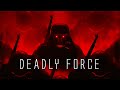 Aggressive cyberpunk industrial darksynth  deadly force  royalty free no copyright music