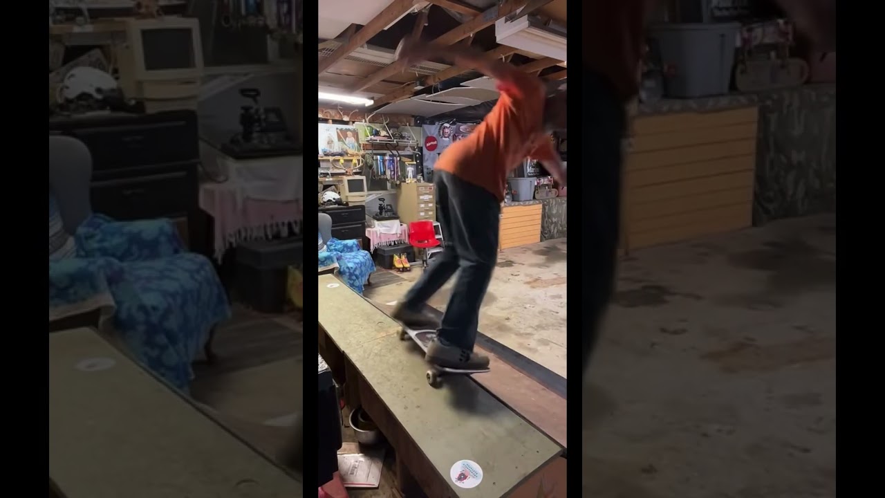 Raining outside, but the garage is good 