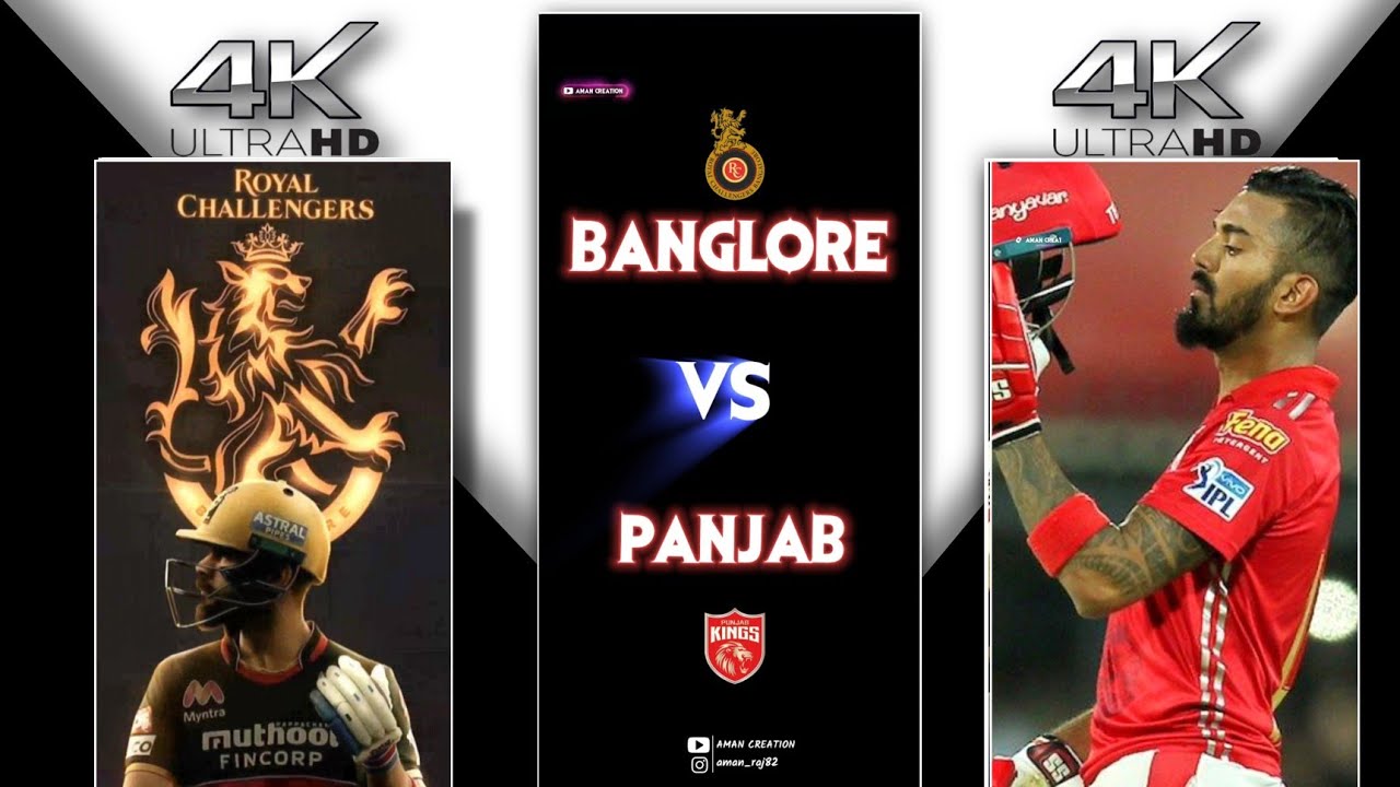 PBKS vs RCB 😍Status 2021 || PBKS vs RCB 🔥 4K Full Screen Status || Panjab Vs Banglore