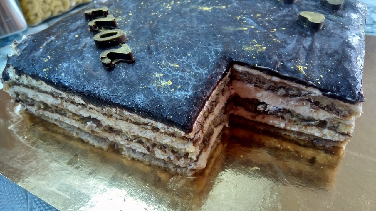 قاطو أو كيكة أوبرا مع كل تفاصيل نجاح الوصفة تبع للاخير