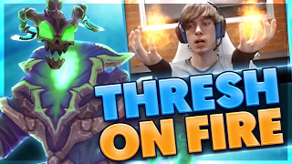 DOUBLE HOOK BUNNY HOP | I THROW FIRE BALLS | CRAZY THRESH SUPPORT GAME | BunnyFuFuu screenshot 2
