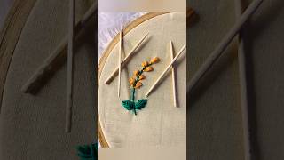 easy embroidery using toothpick ✨#shorts #diy #embroidery #handmade #art #malayalam