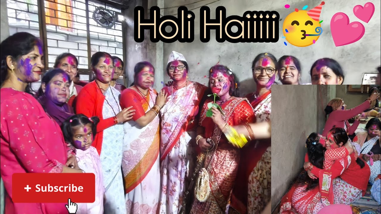 Holi celebration 🎉!!.#youtube #viralvideo 