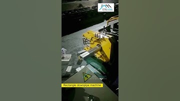 Rectangle downpipe machine