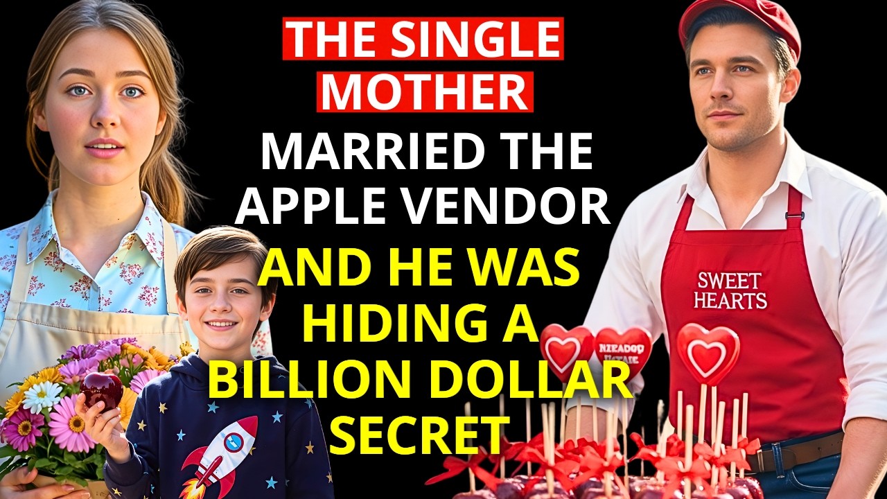 THE SINGLE MOTHER MARRIED THE APPLE VENDOR — AND HE WAS HIDING A BILLION DOLLAR SECRET