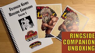 Ringside Companion 2021 Volume 1 Unboxing Legends of Wrestling | Indies | COTG Filsinger Games