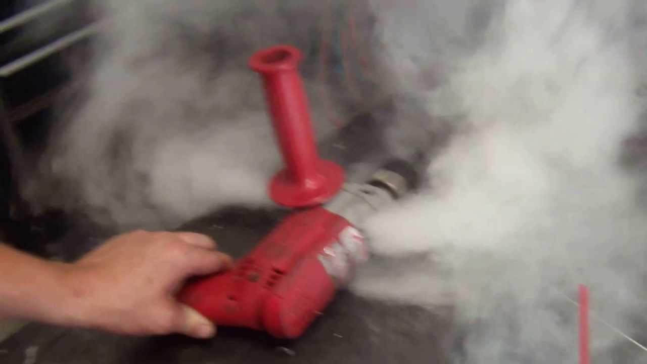 Milwaukee Power Drill Burn Up!! - YouTube