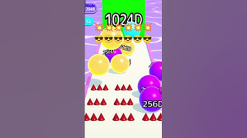 Ball Run 2048 - Gameplay Walkthrough Part 23B Infinity Mode New Best Record 4096AN (iOS, Android)