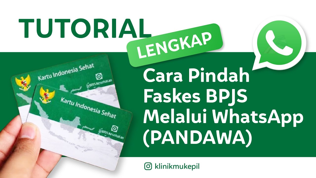 Tutorial Lengkap Cara Mengubah / Pindah Faskes BPJS Hanya Melalui