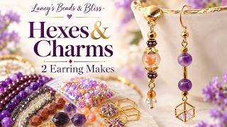 Bargain Bead Box “Hexes & Charms” | 2 Earring Designs