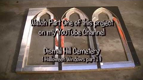 Gothic Window assembly