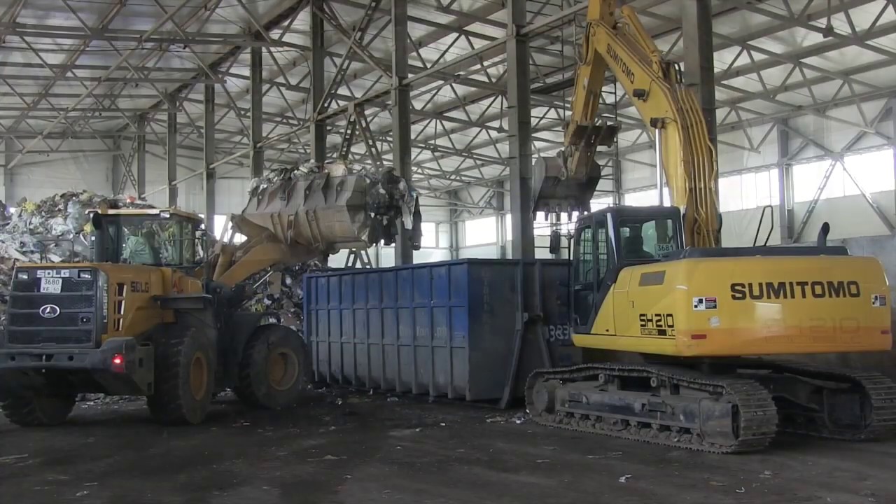 Sumitomo SH210. «Грязная» работа