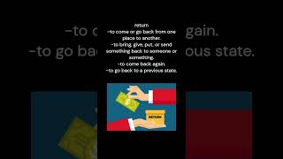 return  -meaning and pronunciation-